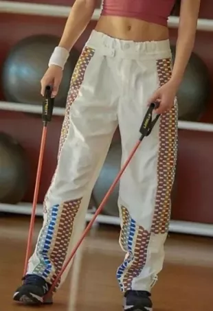 Kaleidoscope Embroidered Pants