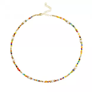 Jetsetter Beaded Necklace