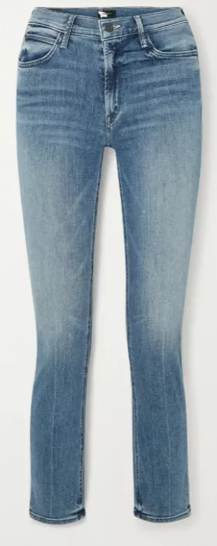The Dazzler Mid Rise Straight Leg Jeans