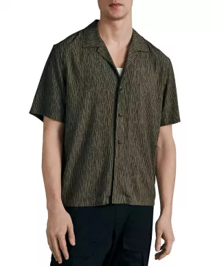 Avery Short Sleeve Button-Up Camp Shirt