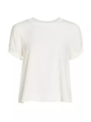 Cinq à Sept - Lenny Silk Short-Sleeve Top