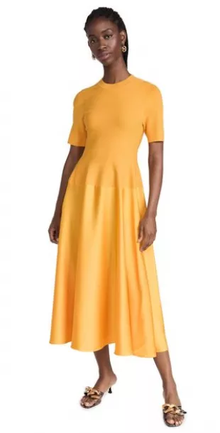 Marionne Crewneck Midi Dress