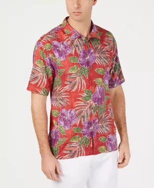 Tommy Bahama - Hibiscus Cove Tropical-Print Shirt