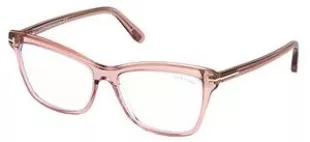 FT5619-B55072 Shiny Pink Square Women Eyeglasses - 55mm