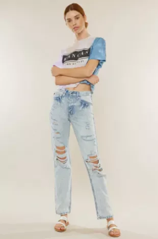 kancan - Dixon Ultra High Rise 90's Boyfriend Jeans