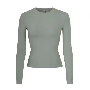 Cotton Jersey Long Sleeve T-Shirt