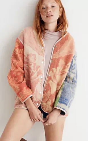 Upcycled Blanket Liner Jacket