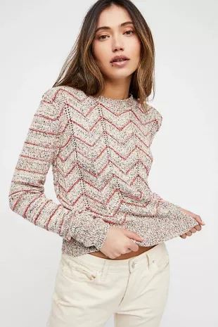 Zig Zag Pullover Sweater