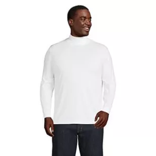 Long Sleeve Super-T Turtleneck White