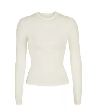 skims - Cotton Jersey Long Sleeve T-Shirt