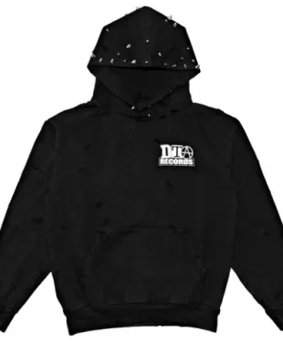 DTA Records - Studded Hoodie