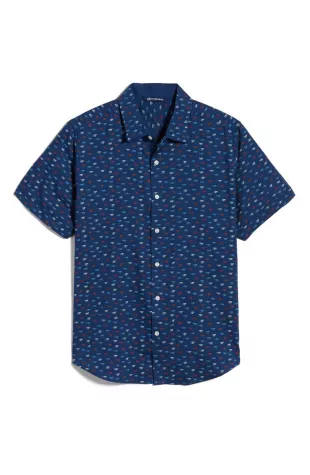 Cutter & Buck - Windward Short Sleeve Button-Up Shirt