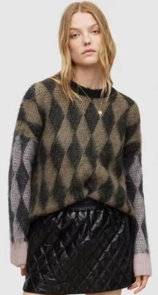Diamond Crew Neck Sweater