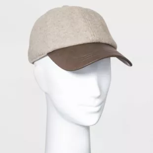 Rag & Bone Perry Leather Baseball Hat