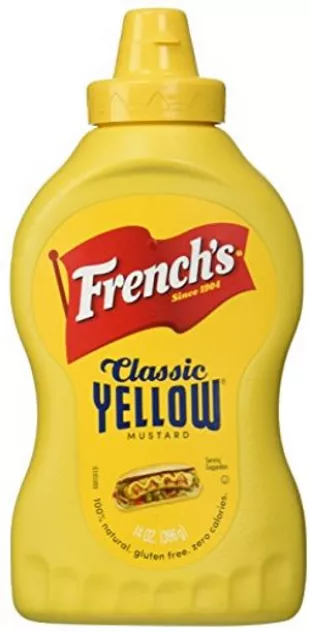 100% Natural Classic Yellow Mustard Net WT 14 oz
