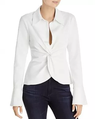 McKenna Twist Front Top