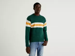 Sweater With Clashing Detail