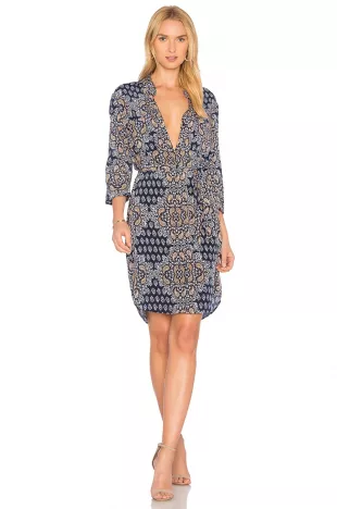 L'agence - Stella Dress in Navy Multi