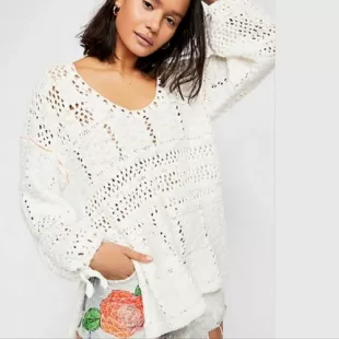 Flower Child Knit Sweater