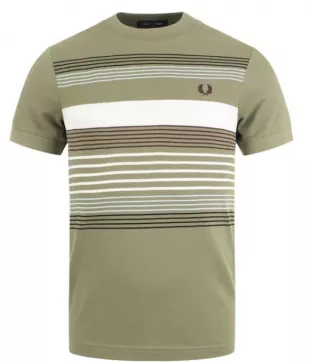 Striped Pique T Shirt