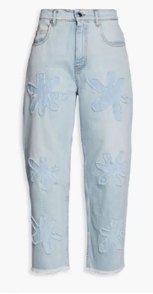 Marni - Floral Applique Jeans