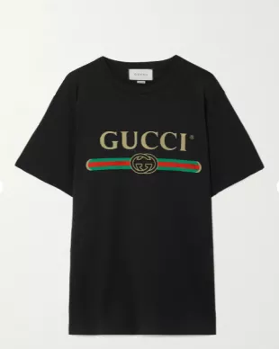 Gucci - Oversized Appliquéd Printed Cotton-Jersey T-shirt