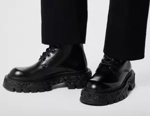 Louis Vuitton Beige Mini Monogram LV Ranger Boots worn by Burna Boy in City  Boys [Official Music Video]