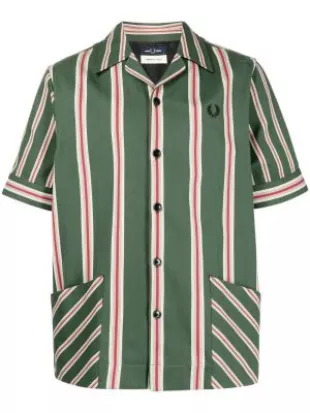 Striped Short-Sleeved Shirt