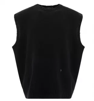 Black Skeleton Sweater Vest