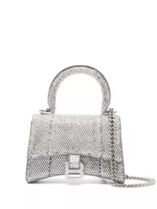 Balenciaga Crystal Embellished Hourglass Bag ASO Kim Kardashian