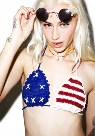 triangle en crochet