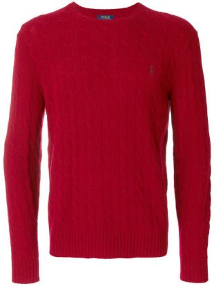 Polo Ralph Lauren - Polo Ralph Lauren Classic Cable Knit Jumper Farfetch