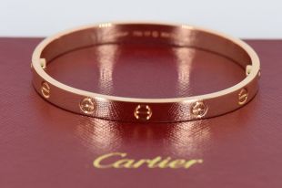Cartier 18K Rose Gold Love Bracelet 