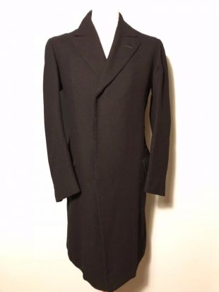 Vintage mens antique Edwardian black overcoat size 40  | eBay