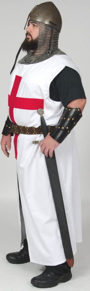 Foire médiévale de Cross guerrier gothique, de Knight Templar Tunic W/latine, Costume Free Shipping USA
