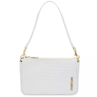 Poison Faux Croc Mini Bag Coconut Croc