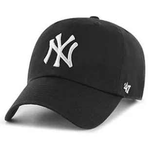 New York Yankees Black Mlb Clean Up Cap