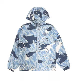 Trapstar - Blue Camo Windbreaker Jacket