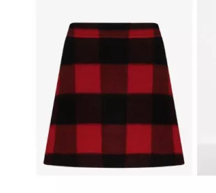 Plaid Mini Skirt