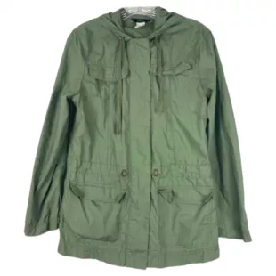 J.Crew - Olive Green Lightweight Thin Utility Jacket