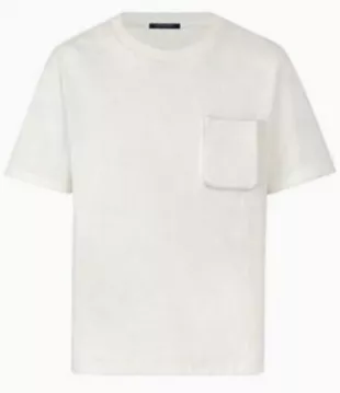 Black Monogram Pocket T Shirt