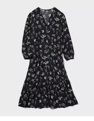 Uniqlo - Floral Midi Dress