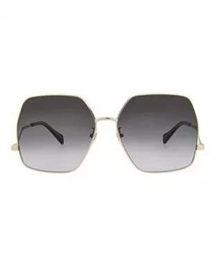 Gucci - Grey Hexagonal Ladies Sunglasses GG1005S 002 61