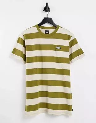 Off The Wall striped t-shirt