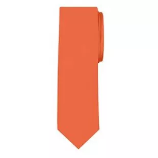 Solid Color Tie - Bright Orange