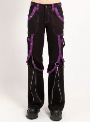 Tripp Black & Purple Street Pants