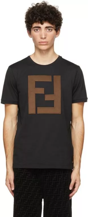 Fendi - Black Big FF T Shirt