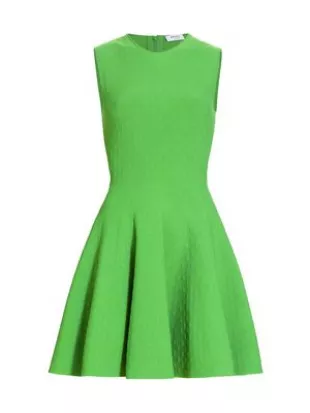 Fit-&-Flare Knit Dress