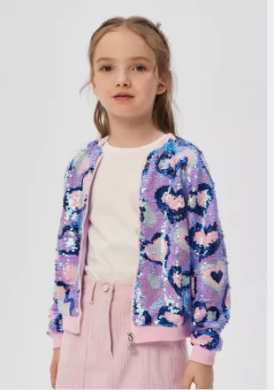 Sequins Bomber Jacket