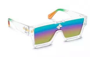 Clear Rainbow Lens Cyclone Sunglasses